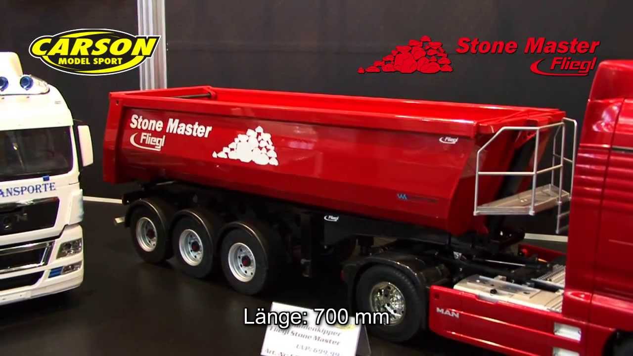 D-Edition TV präsentiert den Carson Fliegl Stone Master Muldenkipper 3 Achs Lipper 500907216