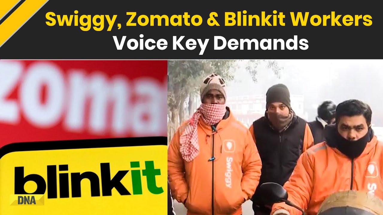 Swiggy, Zomato & Blinkit Workers Demand Better Pay, Safety And Work Conditions