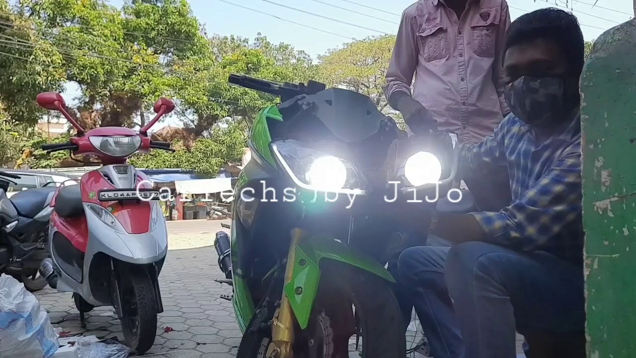 Ninja 300 drl & Projector headlight