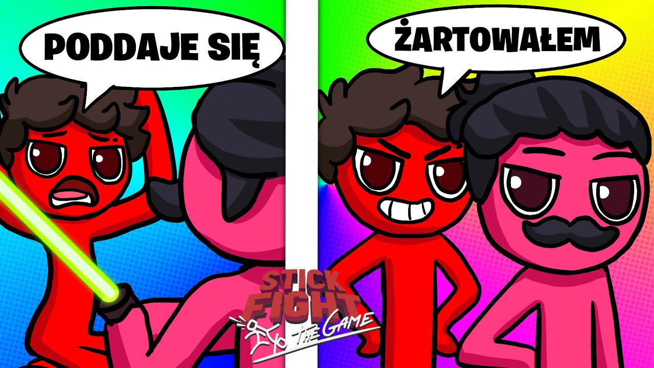 PODDAŁEM SIĘ, A POTEM ZDRADZIŁEM! | STICK FIGHT THE GAME
