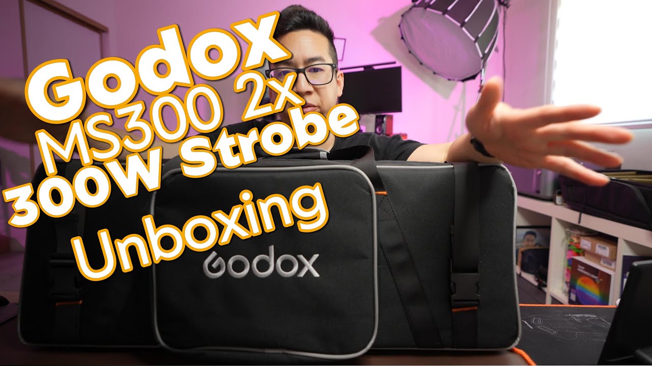Godox MS300 Strobe Set - Unboxing and Demo, cheap strobes for your own studio