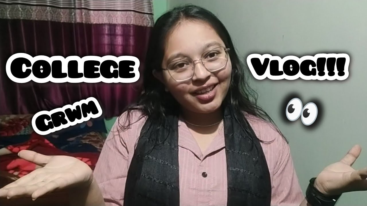 GRWM ✨ + college vlog 🌪️#vlogdiaries#