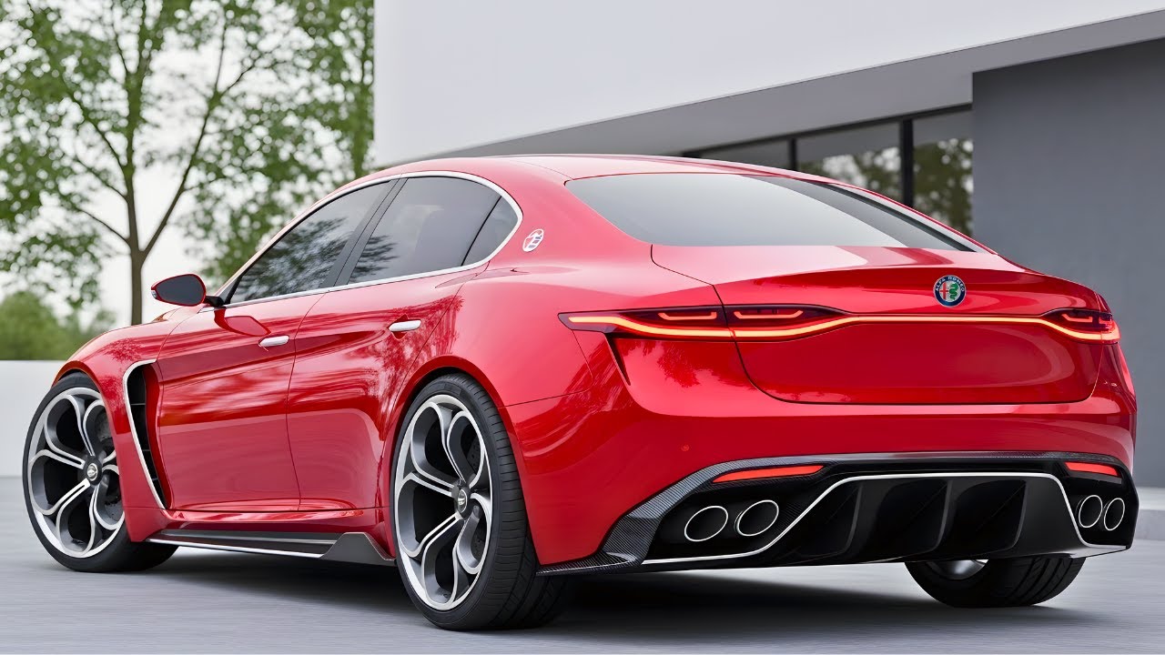 ПЕРВЫЙ ВЗГЛЯД на Alfa Romeo Giulia 2026 года &mdash; итальянская красавица встречает чудовище!