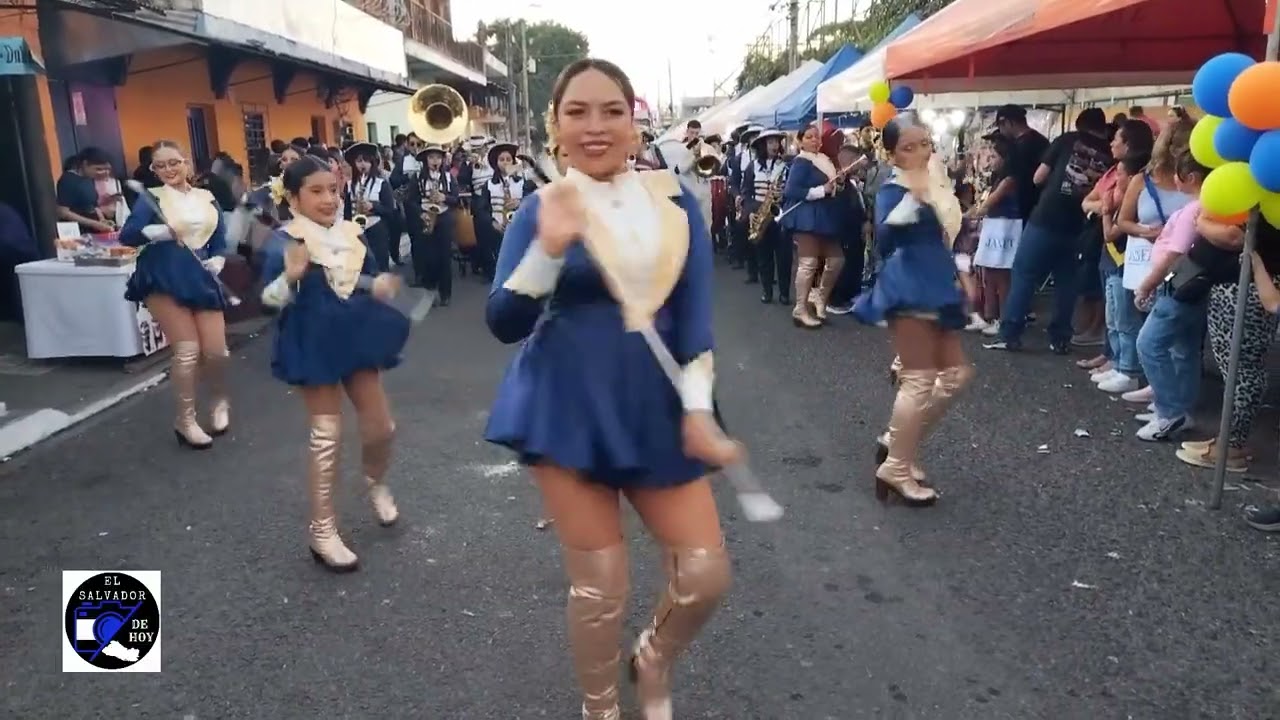 BANDA MUNICIPAL DISTRITO DE SACACOYO en Desfile del Comercio Lourdes 2026, Colón, La Libertad.