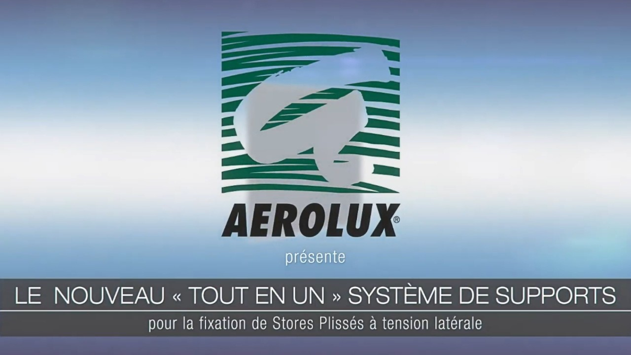 AEROLUX Supports de Fixation pour Stores Plissés
