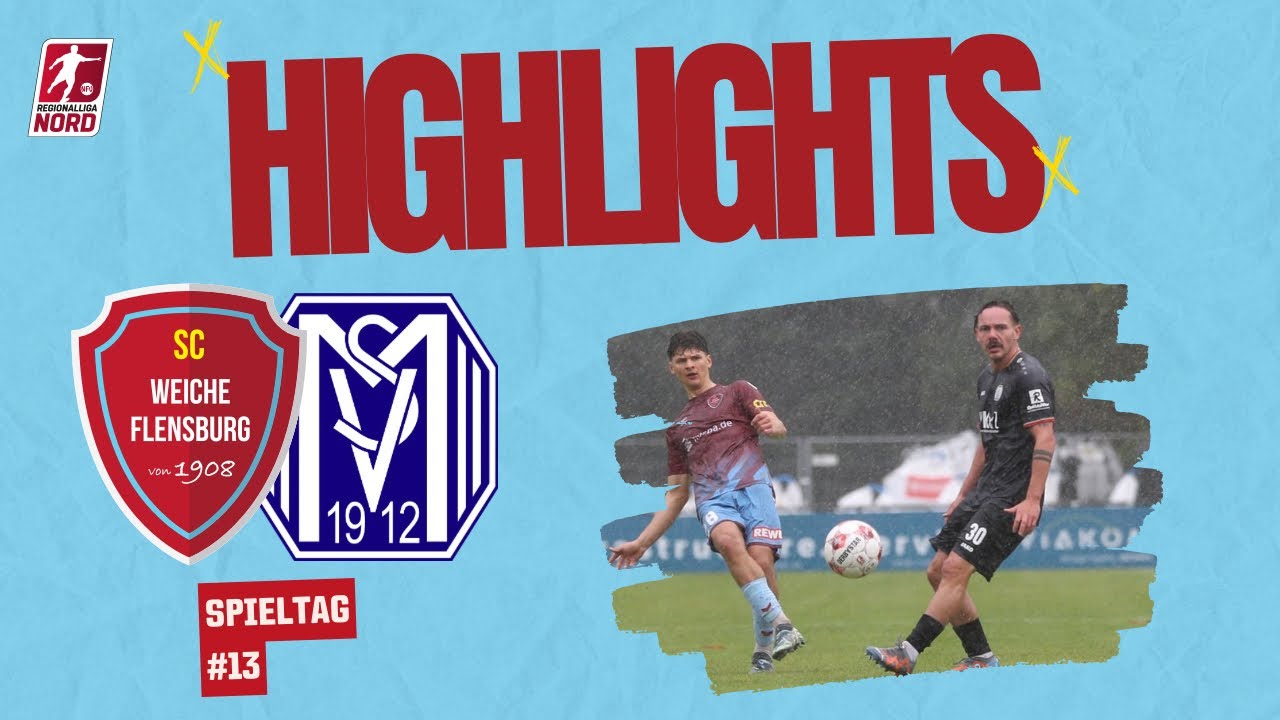 13. Spieltag Regionalliga Nord 25/26 | SC Weiche Flensburg 08 - SV Meppen | Highlights