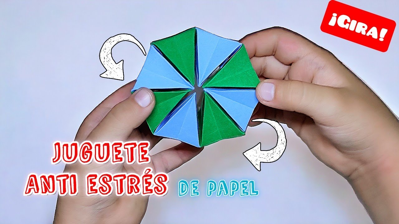 DIY JUGUETE antiestrés | Taller de papiroflexia facil