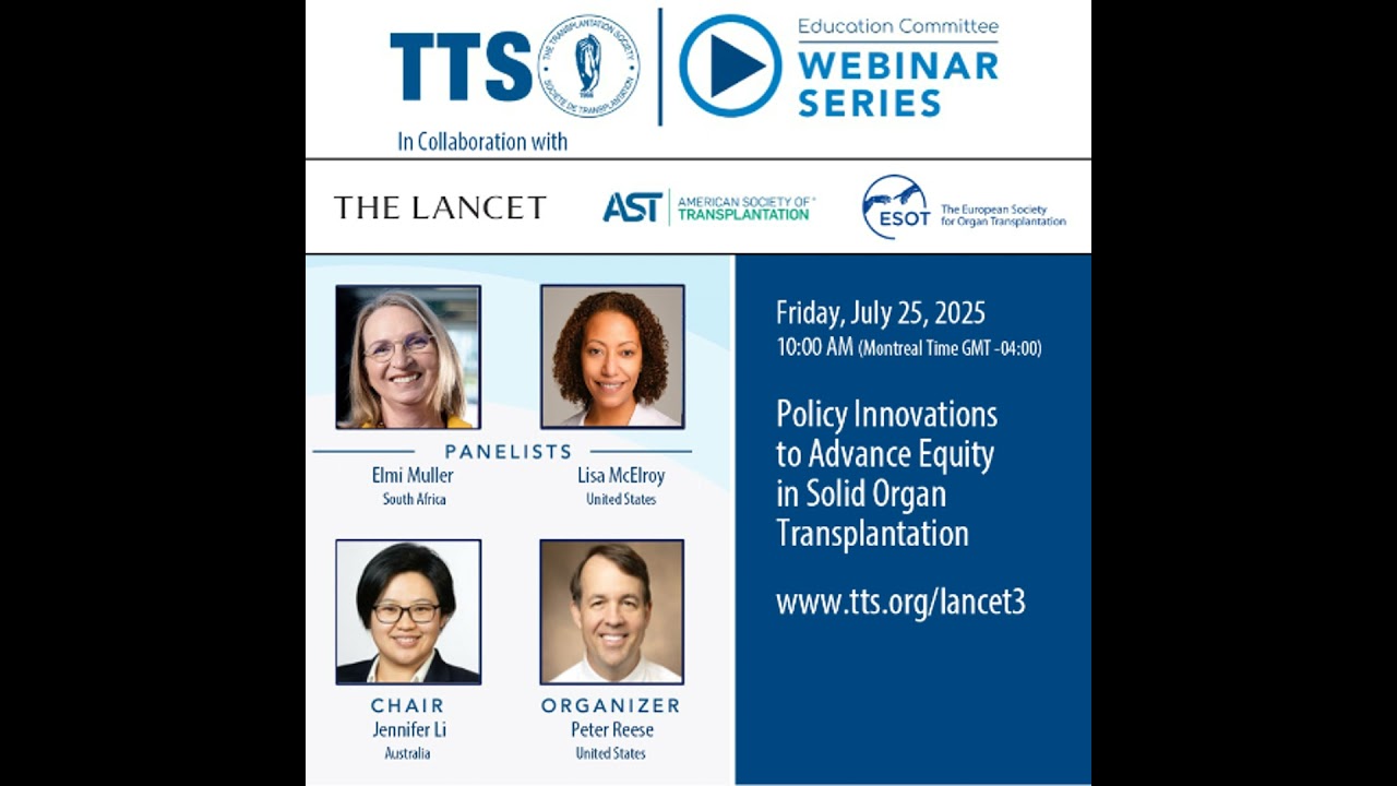Episode 6: Policy Innovations to Advance Equity in Solid Organ Transplantation