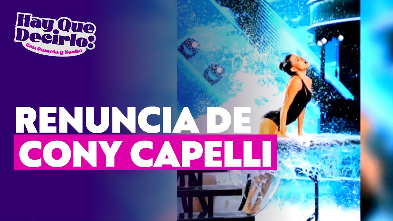 Destapan el verdadero motivo por el que Cony Capelli renunció a programa de baile | Hay Que Decirlo