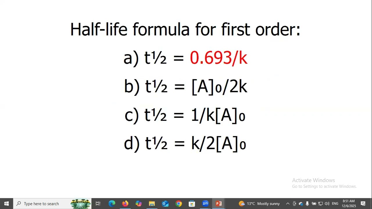Chemical kinetics