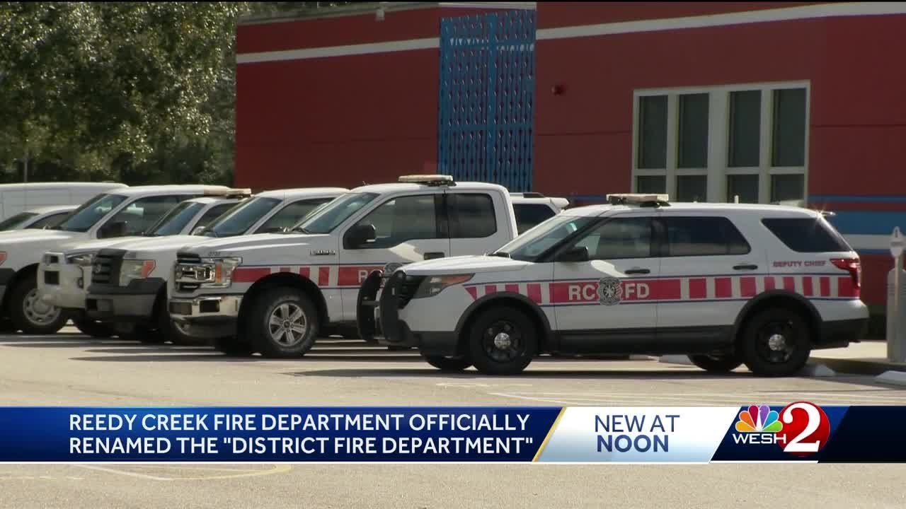 Reedy Creek Fire Department announces official name rebranding