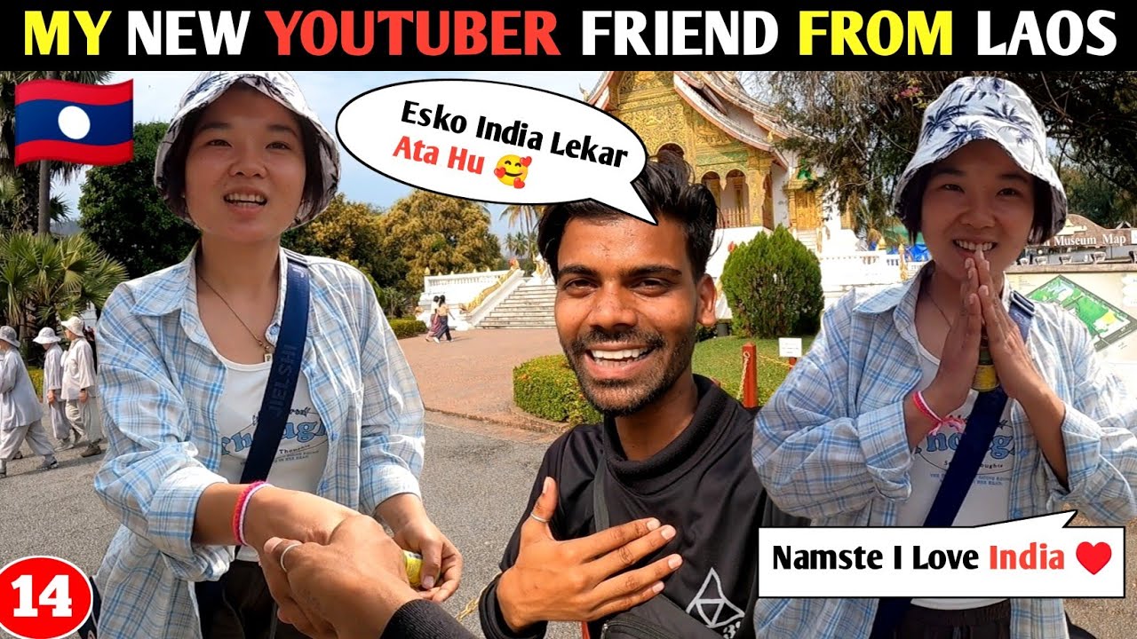 MEET MY NEW YOUTUBER FRIEND FROM LAOS 🇱🇦 | LAOS TRAVEL VLOG | LAOS TRAVELING VLOG