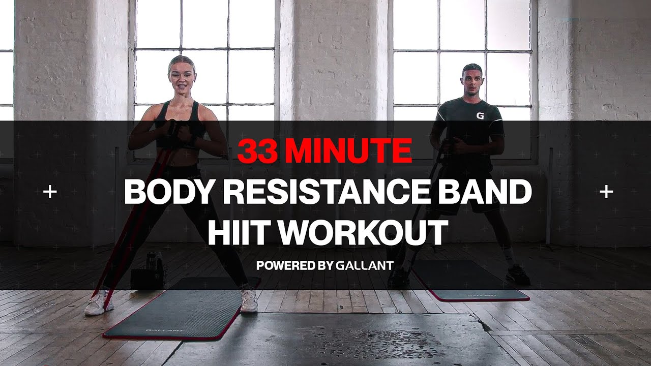Resistance Band HIIT Workout | Powered By Gallant