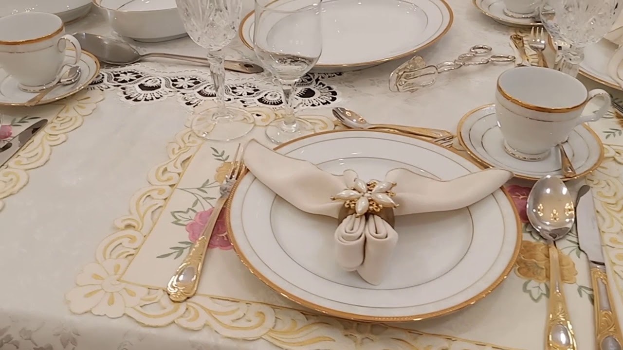 Table Setting: Formal table setup by Raja Ferin