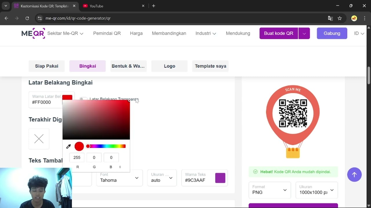 Cara membuat code qr