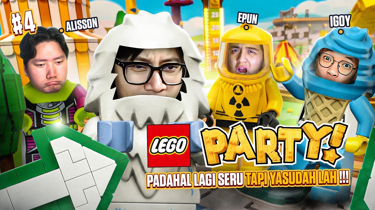PADAHAL LAGI SERU TAPI YASUDAH LAH !!! - Lego Party Indonesia Part 4