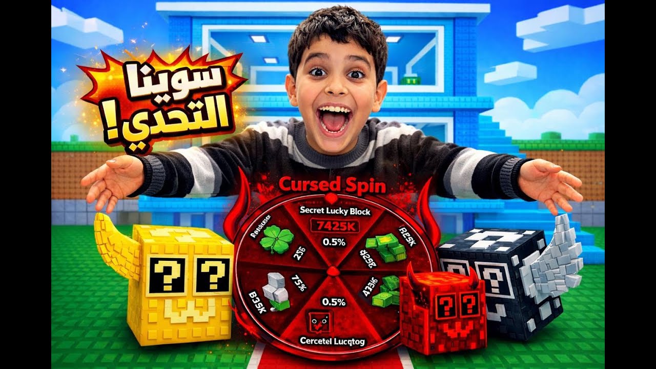 فتحنا لاكي بلوكات سيكرت 🎡 وجربنا حظنا في العجلة… والنتيجة كانت صدمة 😱🔥