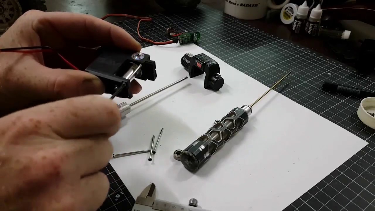 Internal Spool Servo Winch