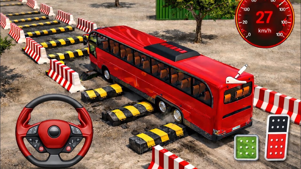 Bus vs Speed Breaker Extreme Test 😱 | Ultimate Bus Driving Games 3D #busgames 
