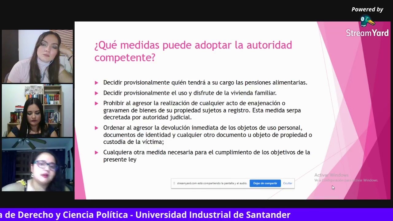 Medidas de Protección provisionales y definitivas en procesos de violencia intrafamiliar
