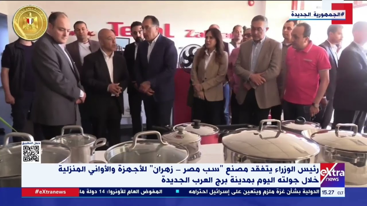 مدبولي يتفقد مصنع 