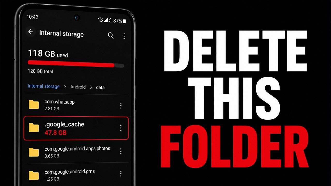Google Is Secretly Filling Your Storage &mdash; Delete This Hidden Folder
