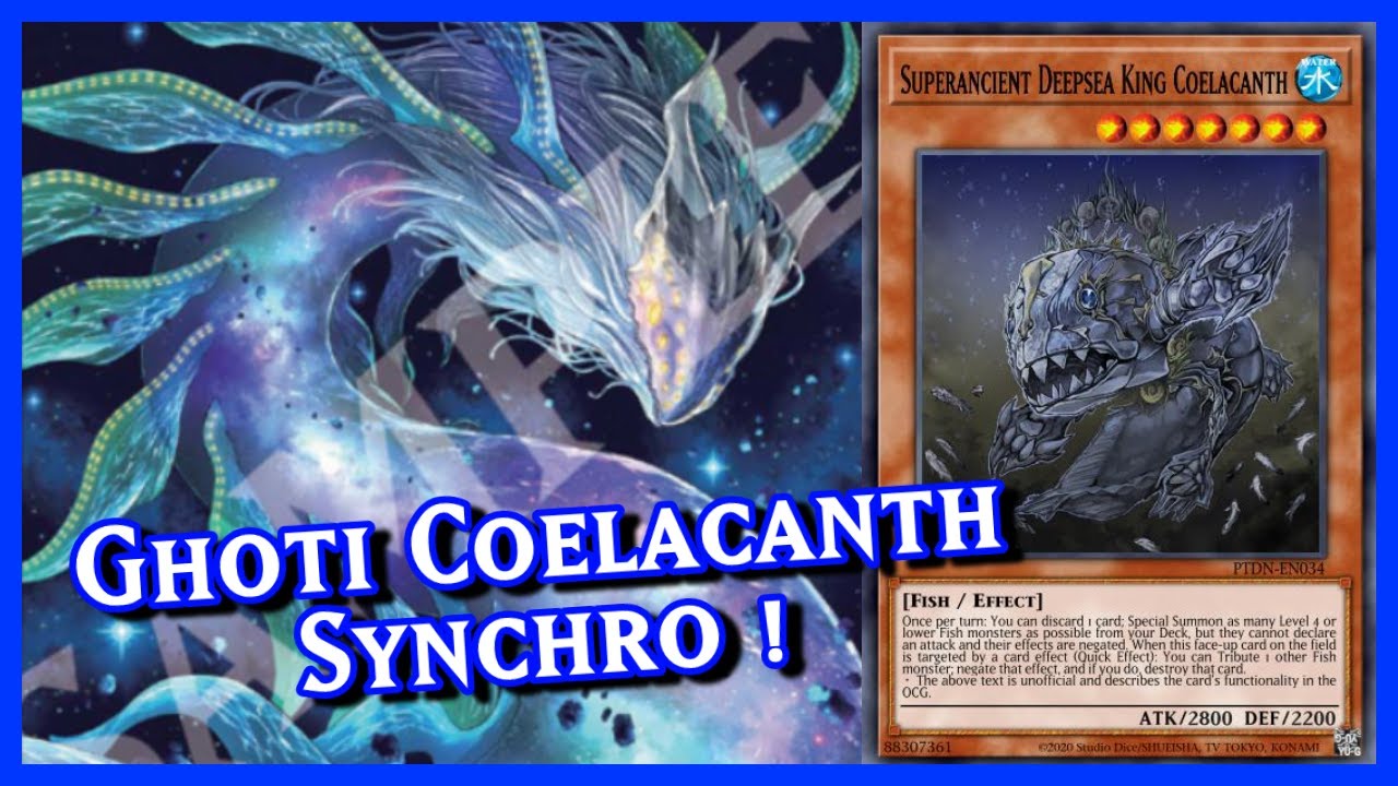 Ghoti Synchro Spam! Ghoti Coelacanth Deck Profile + Combos