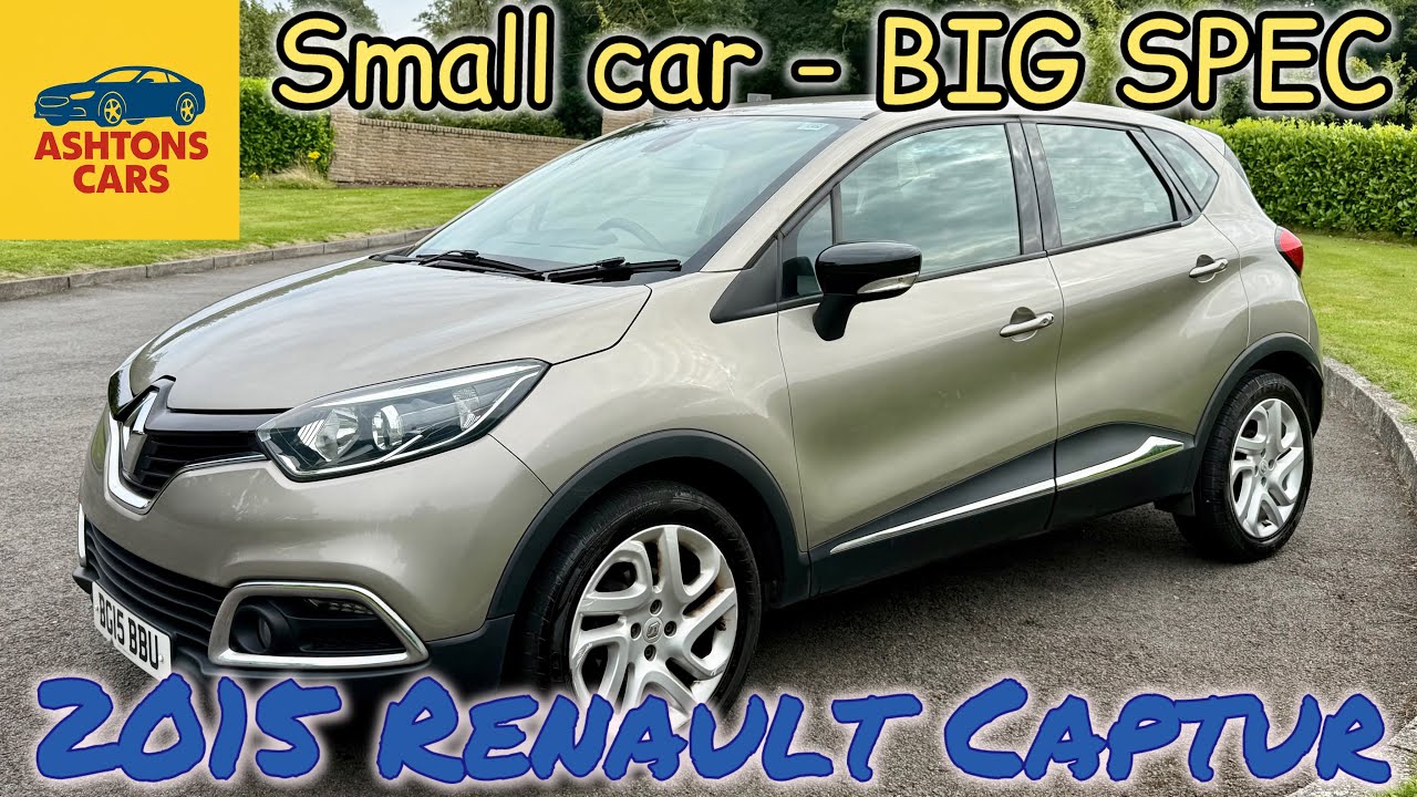 2015 Renault Captur 0.9 Dynamique Media Nav Energy. Small car with a BIG name & an even BIGGER SPEC