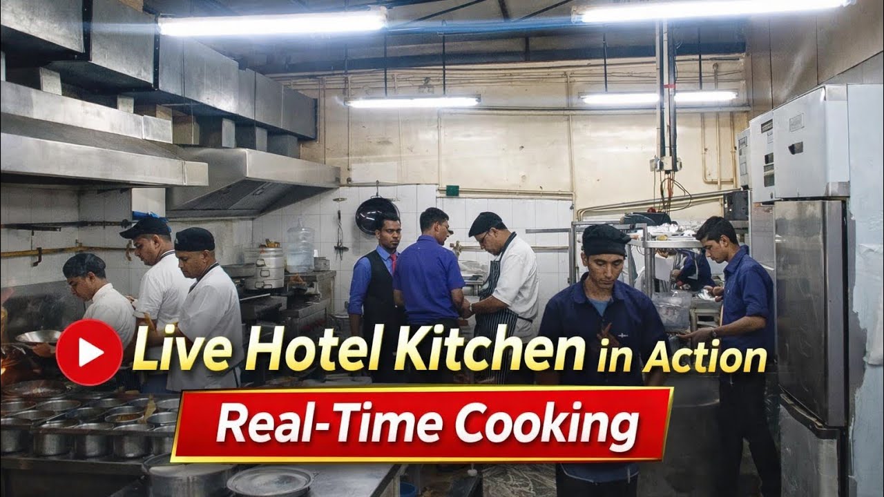 🔴 Live Hotel Kitchen in Action | Real-Time Cooking