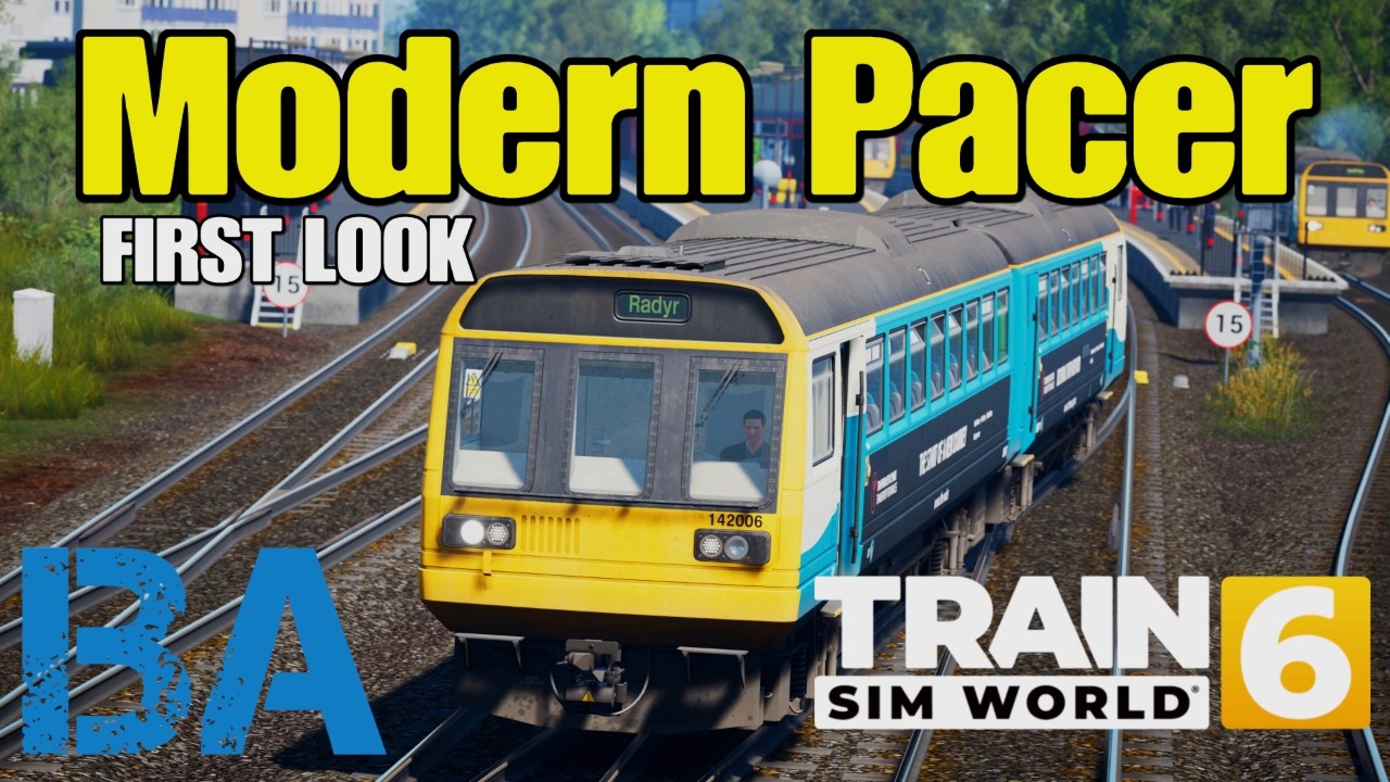 ПЕРВЫЙ ВЗГЛЯД НА MODERN PACER &mdash; НОВОЕ РАСПИСАНИЕ КАРДИФФА &mdash; JUST TRAINS &mdash; TRAIN SIM WORLD 6