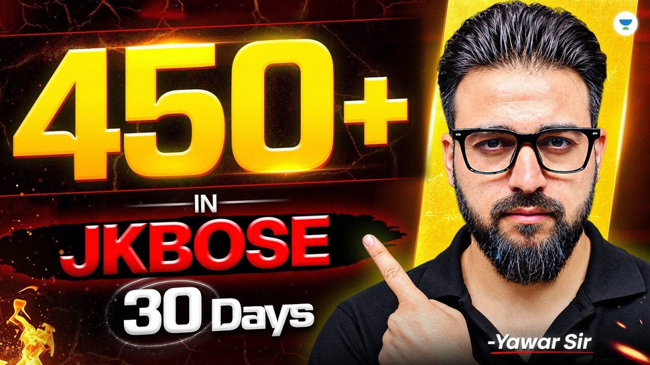 0 to 450+ in JKBOSE in 30 Days | 100% Confirmed | Yawar Manzoor