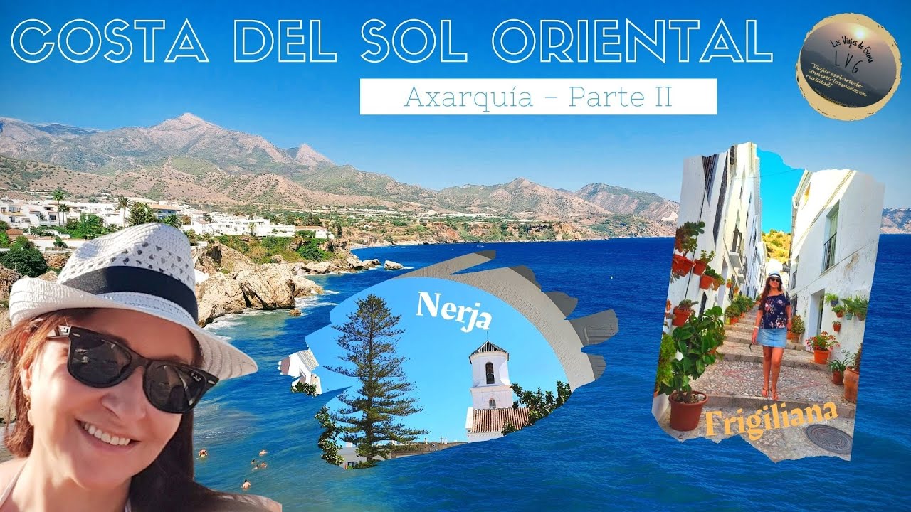 Nerja y Frigiliana, el color de los pueblos blancos de la Axarquía. Málaga, Andalucía (Spain)
