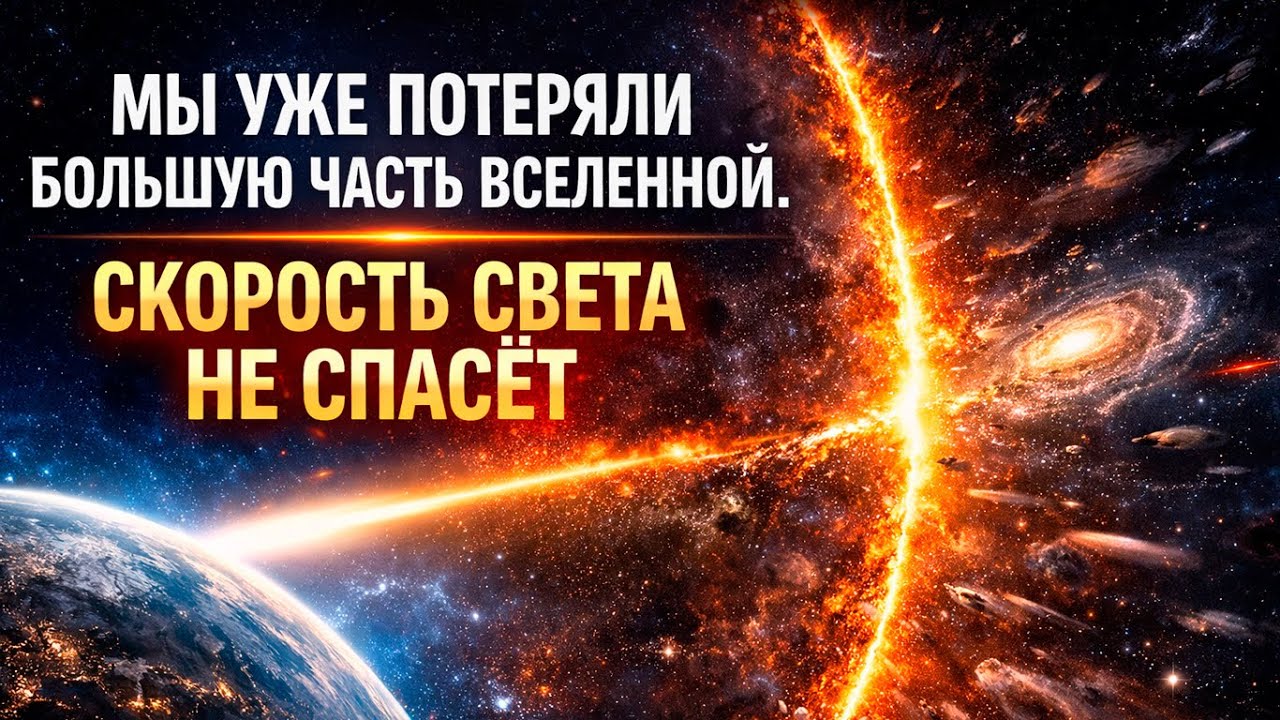 Свет “тормозит” Вселенную: почему 300 000 км/с всё равно слишком мало?