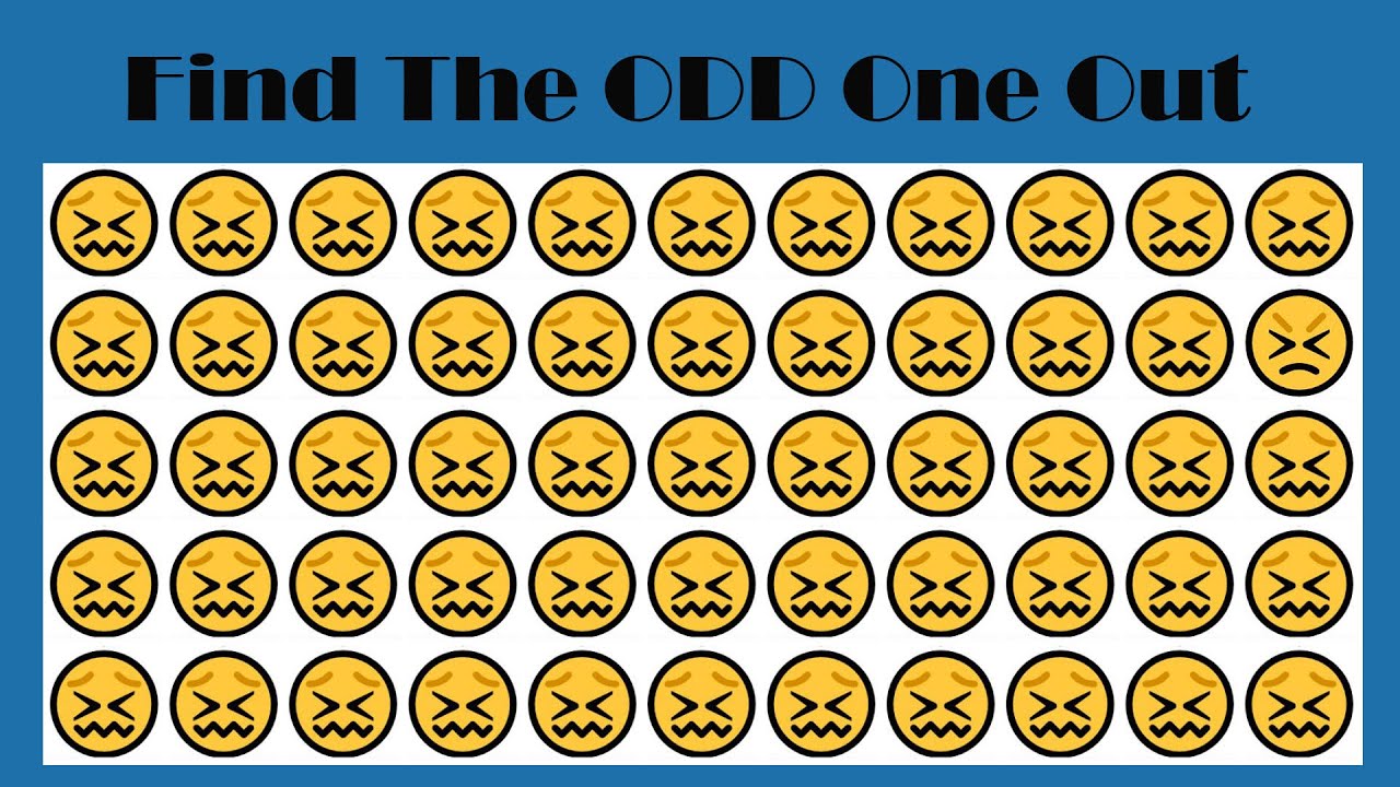 Find The Difference #10 找找不同｜Find The Odd Emoji Out l Emoji Puzzle Quiz｜FunnyDaddy945