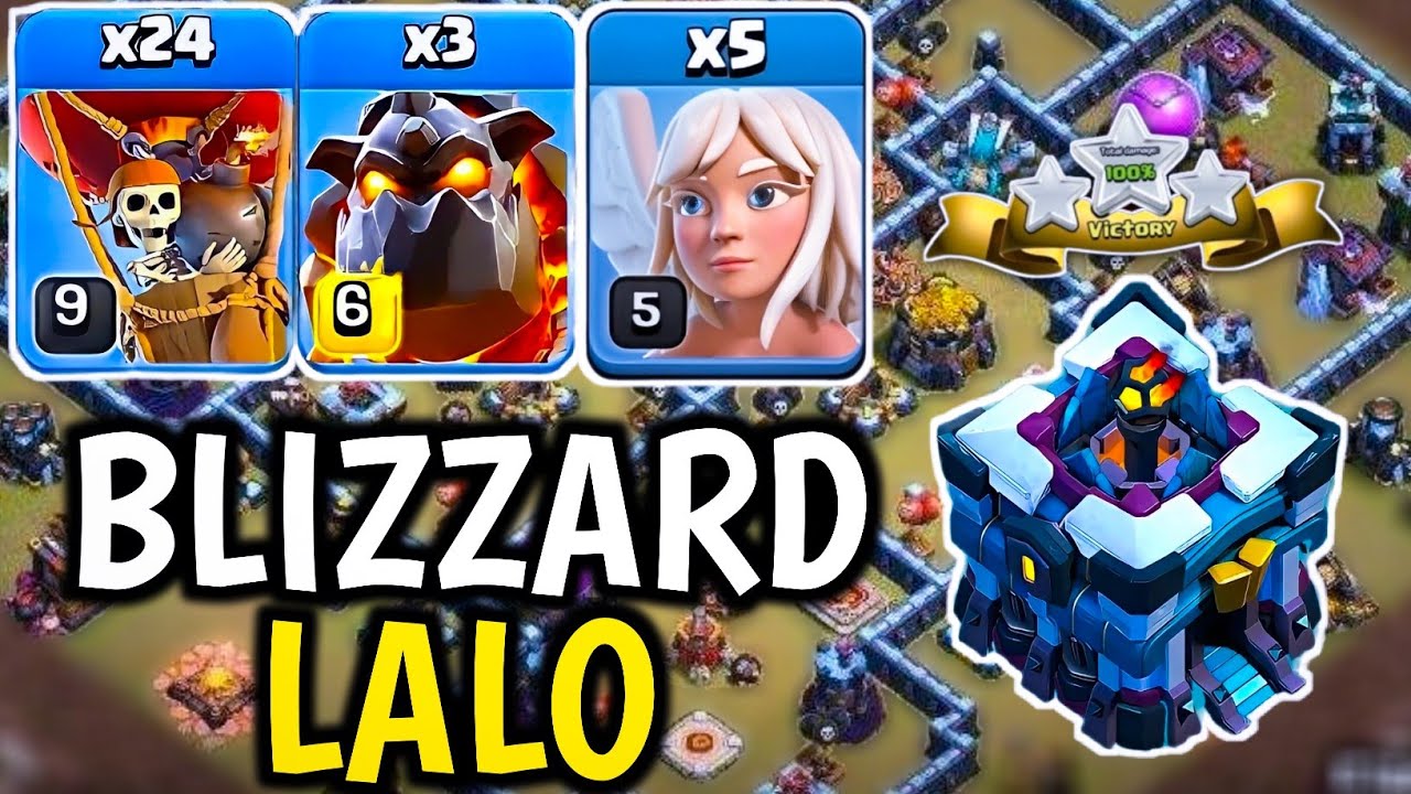 TH13 NEW ATTACK | TH13 BLIZZARD LALO | TH13 LAVALOON ATTACK STRATEGY | Clash of Clans | TH13 ATTACK
