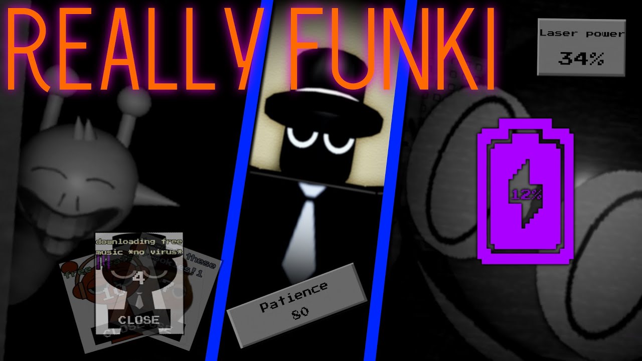 Roblox Mike's Night: I beat the Really Funki Challenge! (Sprunki RP Collab 3/20 Mode)