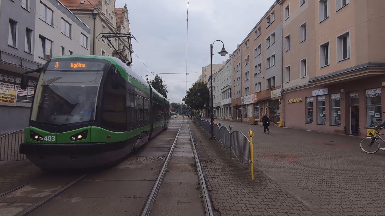 Tramwaje Elbląg - CABVIEW. Linia 3 Ogólna - Saperów.