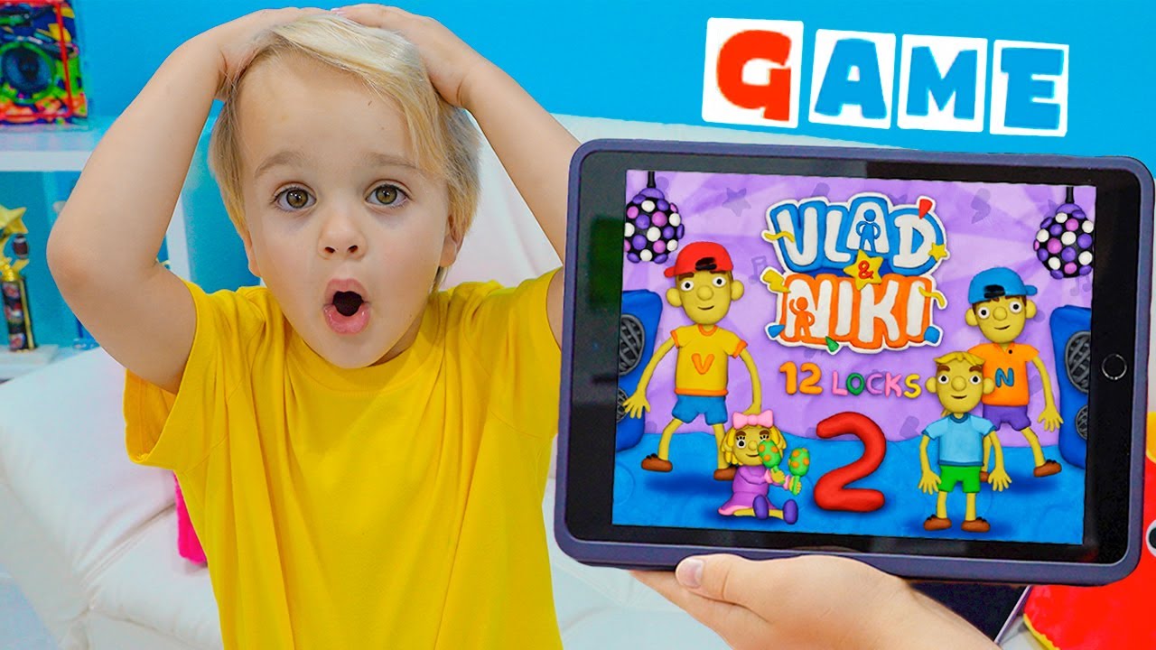 Vlad y Niki 12 cerraduras 2 - Nuevo juego para niños