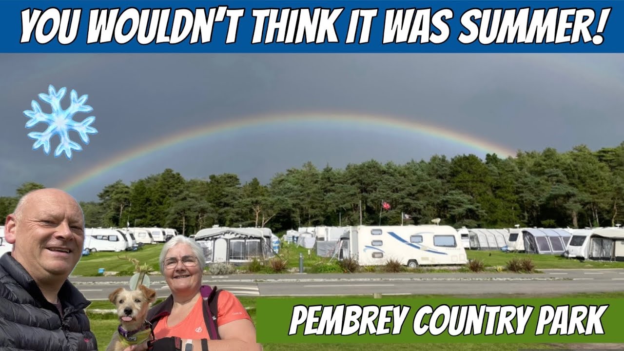 Pembrey Country Park - AWESOME Coastline! AWFUL Weather?