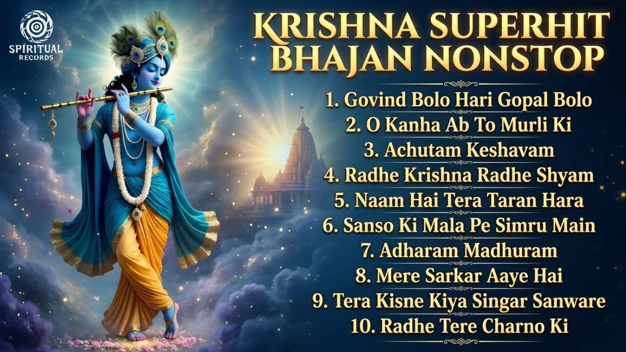 Krishna Superhit Bhajan Nonstop 🌺 | Most Beautiful Devotional Songs #radheradhe