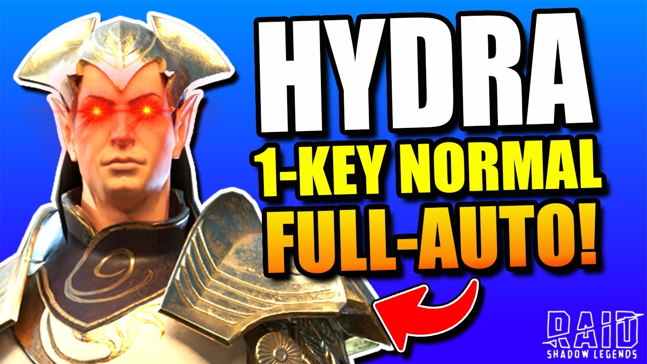 1-KEY Hydra Normal ALL ROTATIONS Team, FULL-AUTO!!!  Test Server | Raid Shadow Legends RPG