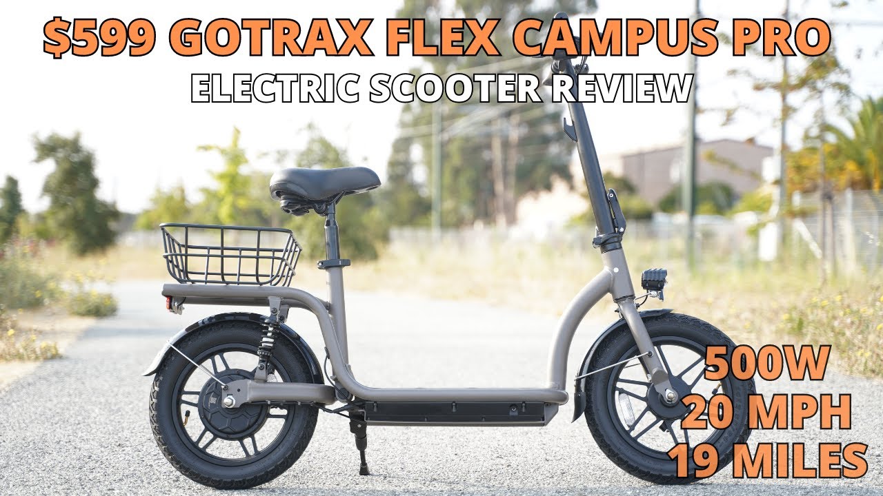 $499* Gotrax Flex Campus Pro Electric Scooter Review - Unboxing, Assembly, Test Ride, and Review