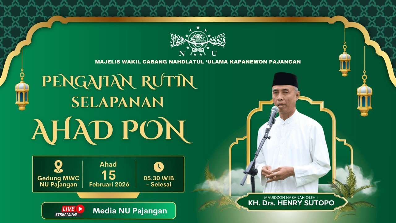 🔴LIVE STREAMING Drs. KH. HENRY SUTOPO  | Live Pengajian Ahad Pon MWCNU Pajangan, Bantul, Yogyakarta