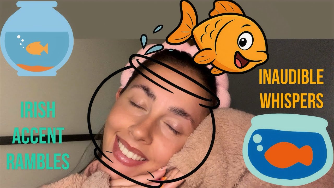 ASMR- Fishbowl effect (close inaudible whisper rambles)🐠