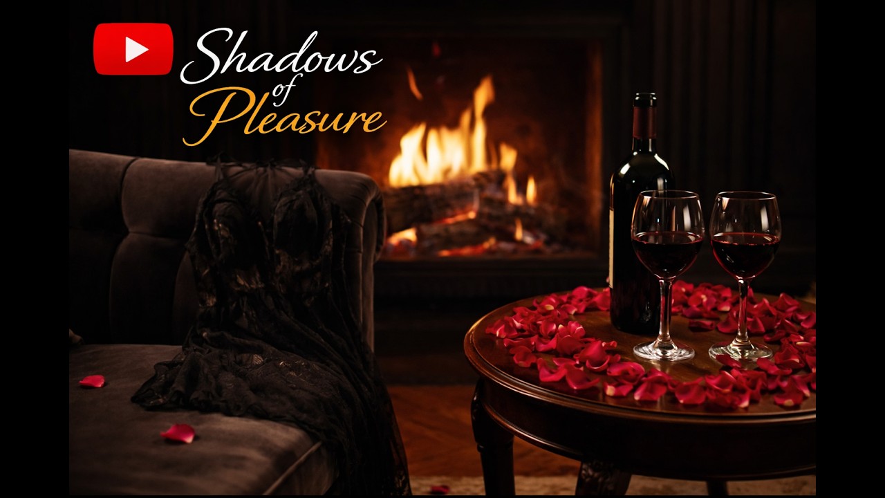 Sensual Music Instrumental Playlist ❤️ 1 Hour Fireplace and Guitar Music 🎸Chill Date Night Music
