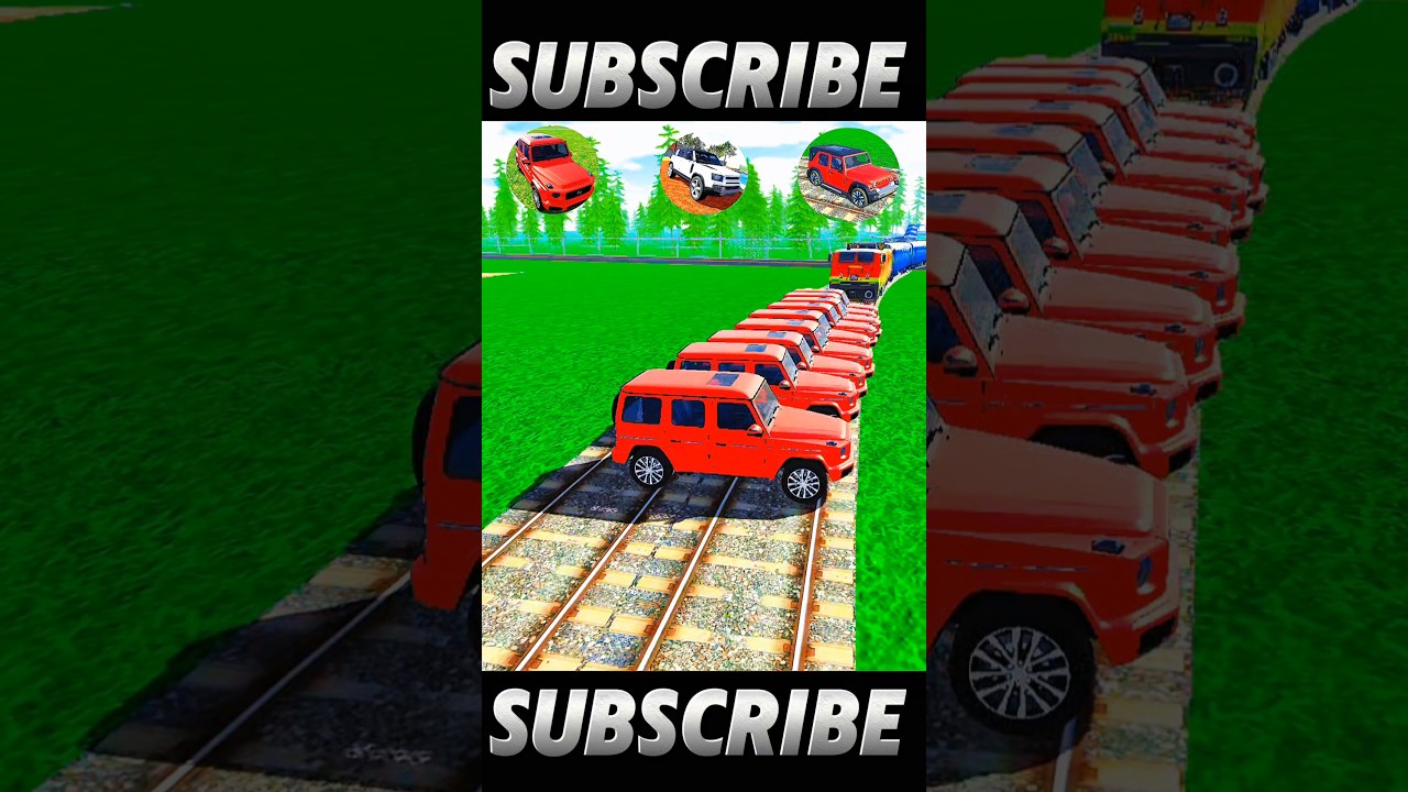 G WAGON CAR VS TRAIN 🚂 CHALLENGE | VIDEO | INDIAN BIKE DRIVING 3D GAME 🎮