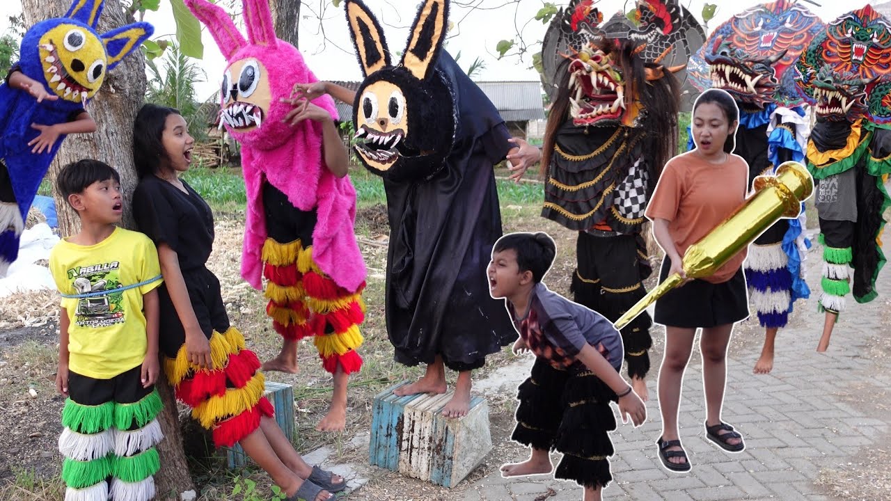 film pendek | KEMBALINYA BARONGAN LABUBU JAHAT MENYERANG B0C1L2 YANG SEDANG MAIN HP