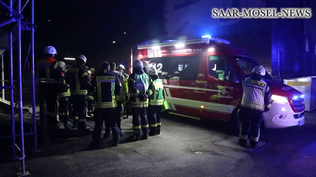 Feuerwehr Schillingen - Einsatz 09.02.2020 - Kellerbrand in Konz