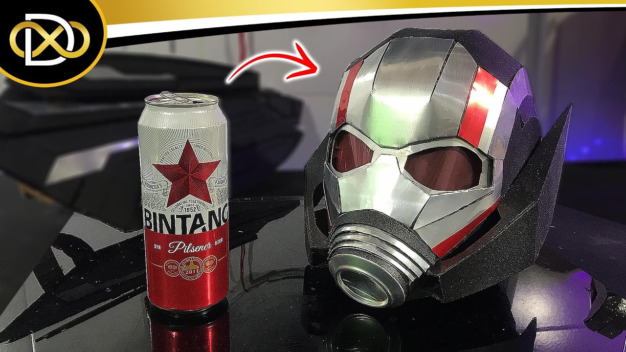 Ant-Man Helmet out of Can and Cardboard (How to)