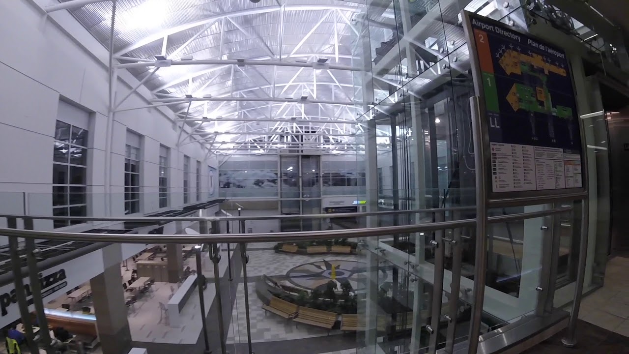 Halifax Airport (YHZ) Glass Elevators